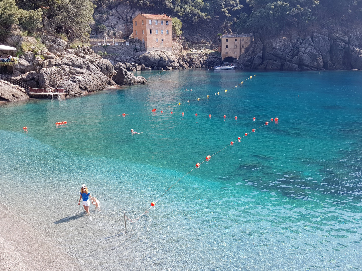 BT35 Italian Riviera. San Fruttuoso, Ligurian Coast-calm waters 1