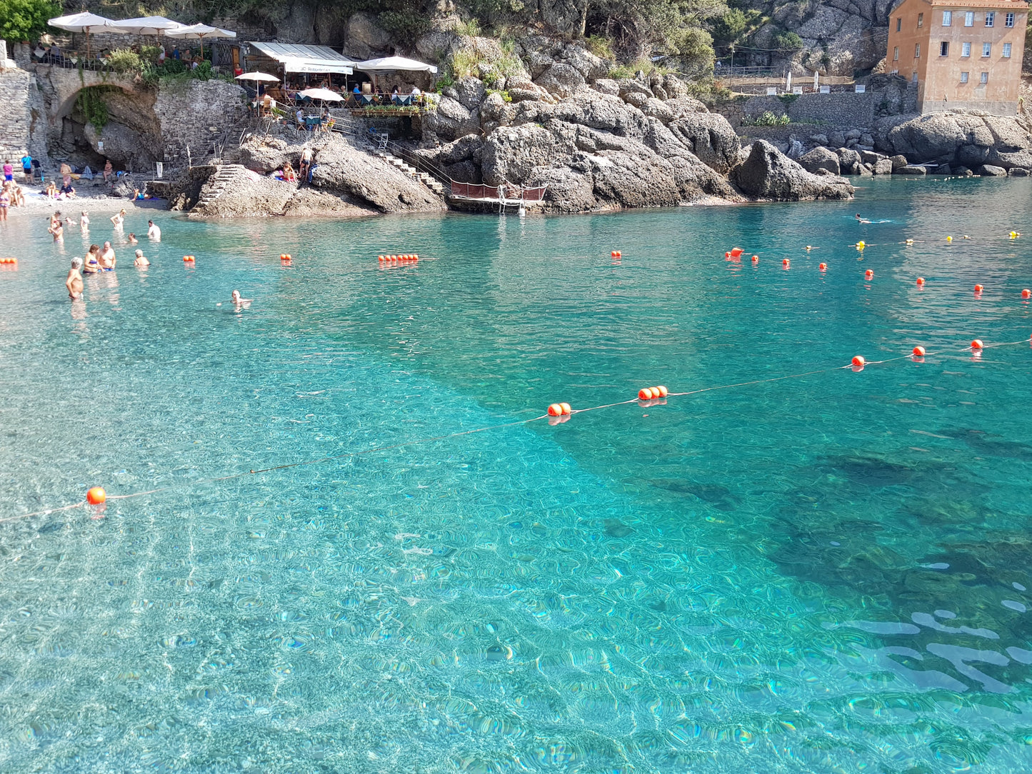 BT37 Italian Riviera. San Fruttuoso, Ligurian Coast-Calm Waters 3