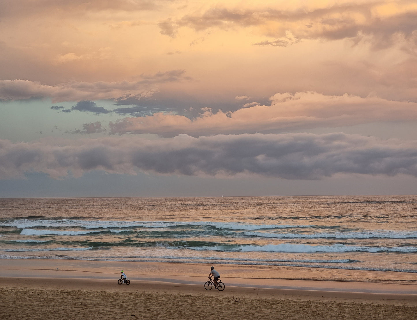 BT29 Dusk, Manly Beach. "Father and Son"